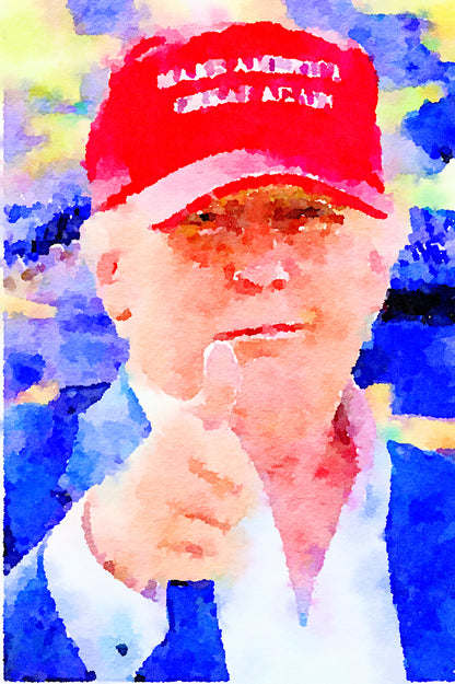 The Trump Card Watercolor Playing Cards