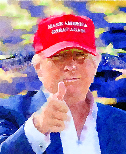 The Trump Card Watercolor Playing Cards